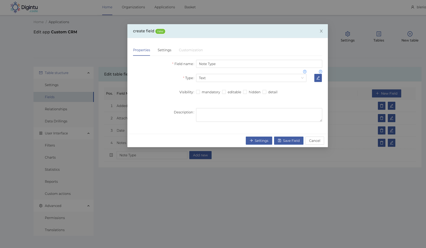 Customize Template